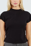 Black Young Ladies Knitted Sweater