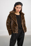 Soft Plush Leopard Jacket