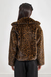 Soft Plush Leopard Jacket