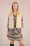 Taupe Faux Fur Vest