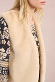 Taupe Faux Fur Vest