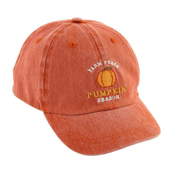 Orange Pumpkin Patch Baseball Hat