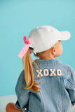 Children's Bow Embroidered Hat