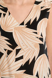 Black & Tan Palms Top
