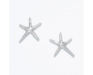 Earrings -  Classic Silver Starfish