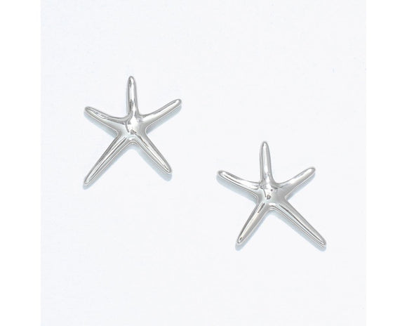 Earrings -  Classic Silver Starfish
