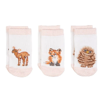 Little Forest Baby Socks Set of 3- 0-6 Months