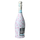 Pastel Birthday Party Hats Prosecco Bottle Wrap