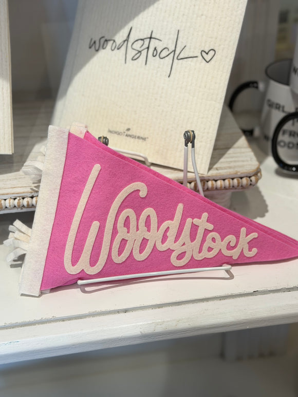 Pink Woodstock Pennant