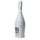 Colorful Dots Prosecco Bottle Wrap