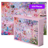 Taylor Swift Lover Era Lyrics & Easter Eggs Jigsaw Puzzle ©: 500 Pieces – 20" x 30"