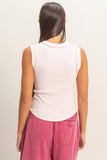 Soft Pink Seam Trim Tank