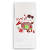 Georgia Football Pattern: Dishtowel