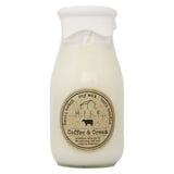 Milk Bottle Candle Coffee & Cream