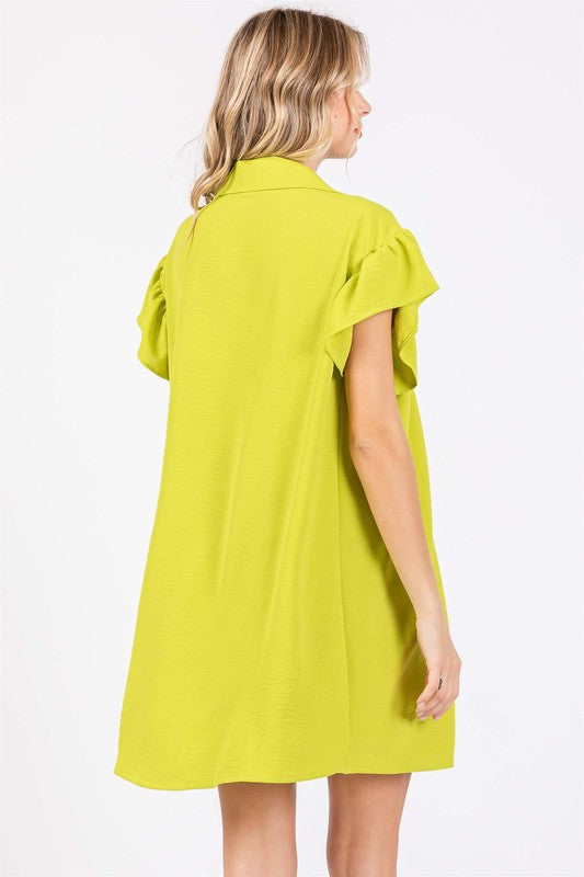 lime green flowy dress Lime Vienna Chiffon Maxi Dress