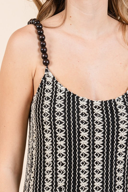 haute hippie beaded dress Crochet Beaded Strap Maxi – Fashion Cupcake