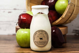 Milk Bottle Candle Farm Stand Apple