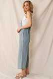 Spaghetti Strap Denim Jumpsuit