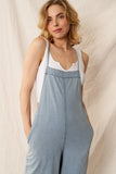 Spaghetti Strap Denim Jumpsuit