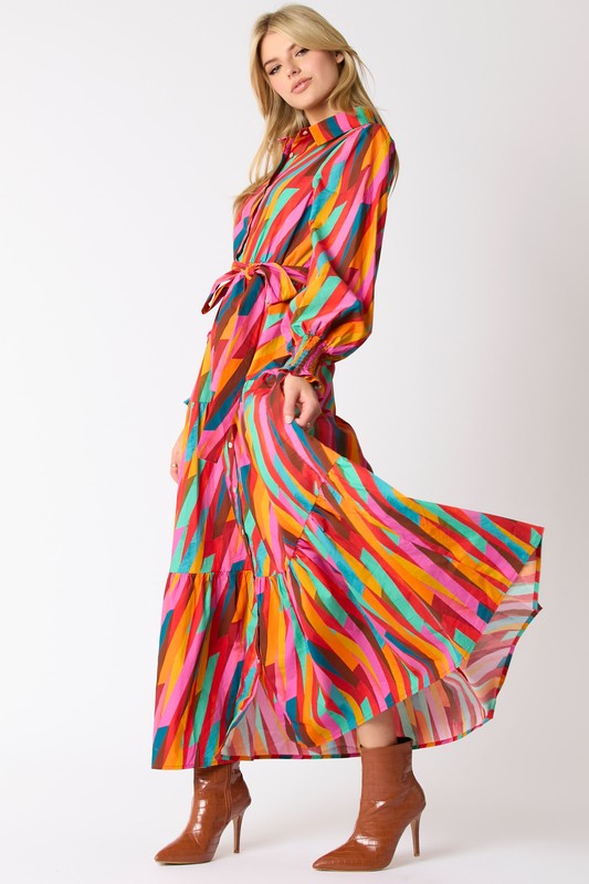 Style Maxi Shirts Chic Boho Bohemia Striped Shirt Maxi Dress, Size SMALL Style Maxi Shirts Chic Boho Bohemia Striped Shirt Maxi Dress, Size SMALL