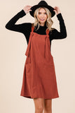 Rust Corduroy Dress