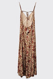 Leopard Open Back Maxi Dress