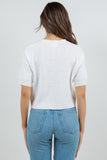 Off White Pocket Front Short Sleeve