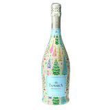 Timeless Christmas Trees Prosecco Bottle Wrap