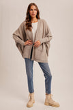 Comfy Dolman Sleeve Cardigan w/ Pocket