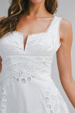 White Eyelet Starfish Dress