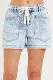 Paisley Drawstring Shorts