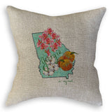 Floral Georgia On My Mind: Dishtowel