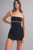 Black & White Contrast Romper