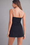 Black & White Contrast Romper