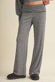 Striped Relaxed Foldover Pants