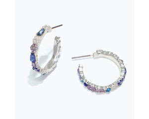 Earrings - Gem Hoops