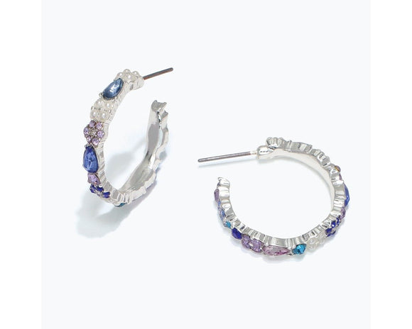 Earrings - Gem Hoops