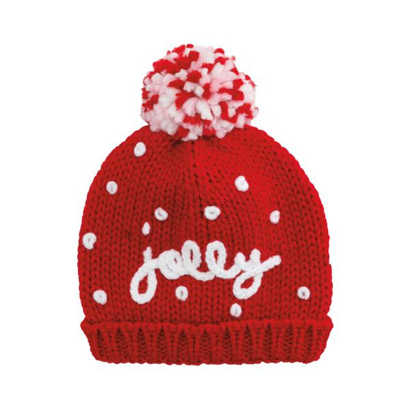 Jolly Christmas Yarn Hat 0-6 mo