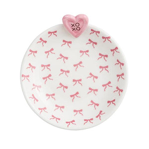 Pink Bow Tidbit Dish