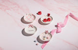 XOXO Pink Bow Tidbit Dish