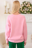 Pink Champagne Sequin Sweater