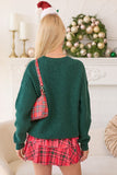 Dark Green Merry Sweater