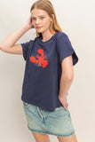 Navy Lobster Tee