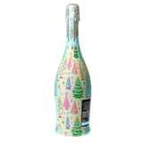 Timeless Christmas Trees Prosecco Bottle Wrap
