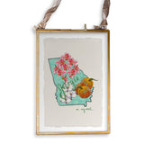 Floral Georgia On My Mind: Dishtowel