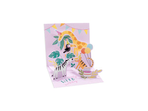 Jungle Birthday - Mini 3D Card