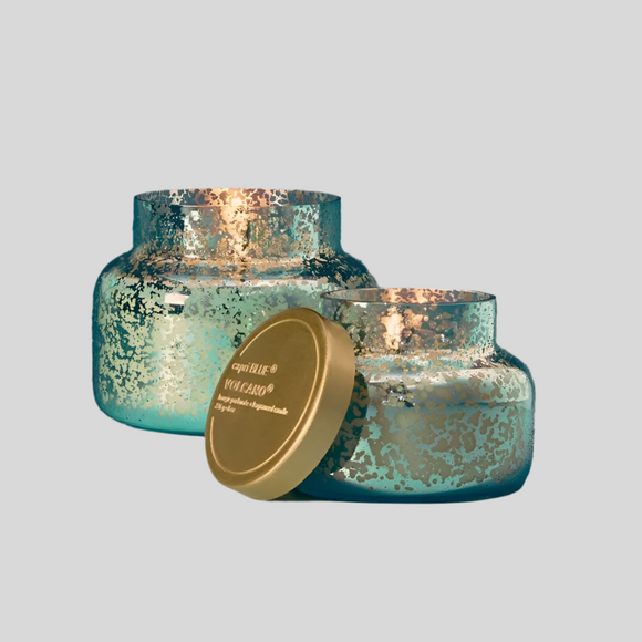 Icy Blue Volcano Mercury candle
