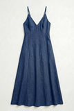 IM9228- Open Back Maxi Dress: COBALT / S-M-L (3-2-1)
