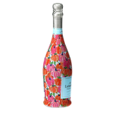 Pink & Orange Pumpkins Prosecco Bottle Wrap