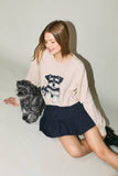 Beige Schnauzer Sweater